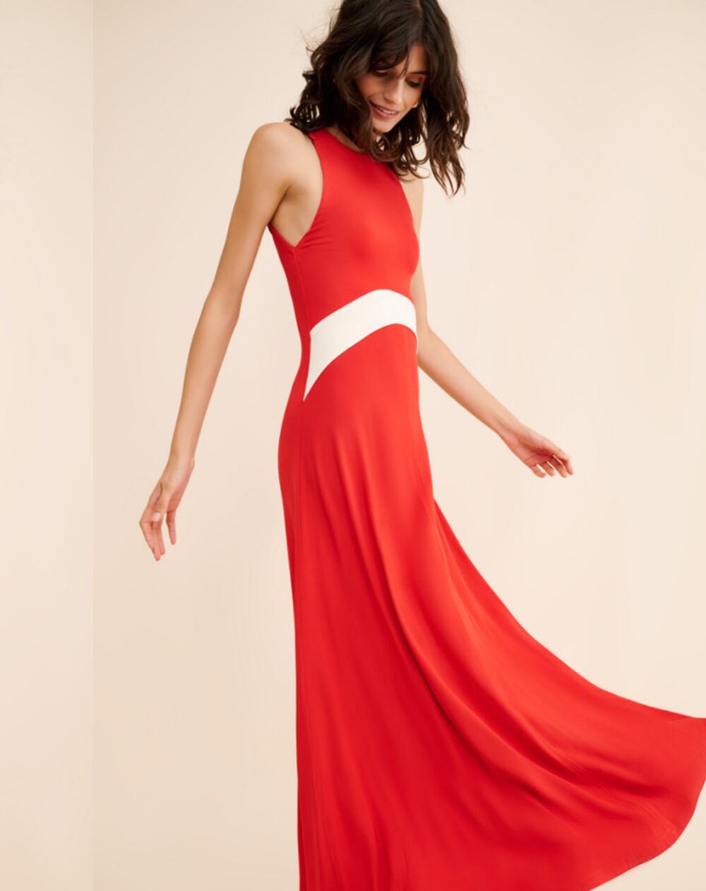 Solid & Striped Jonati Dress Red Size Small